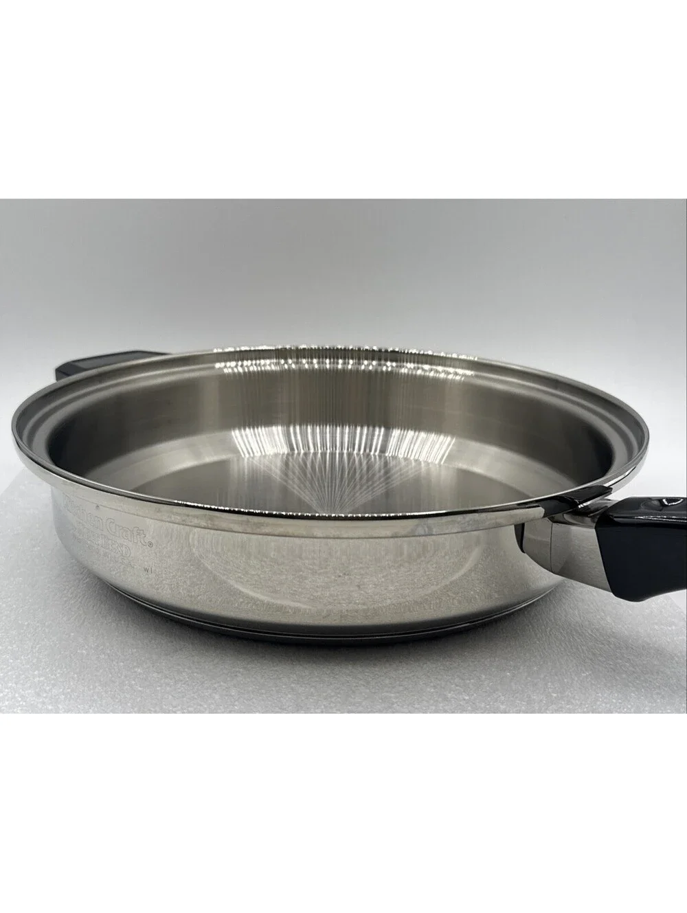 West Bend Kitchen Craft 11” W1 - 1 Quart Saucepan Black Handle Never Used No Lid